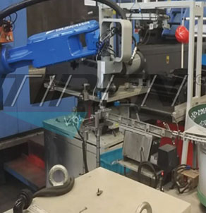 寧波機器人鉚螺母 A點取（qǔ） 料, B點自動（dòng）鉚接螺母設備